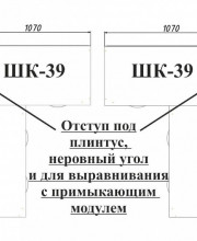 Шкаф Монако ясень белый