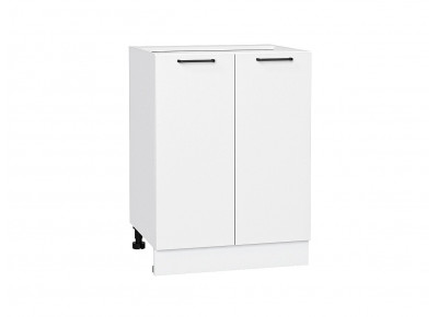 Шкаф нижний с 2-мя дверцами Флэт White In 2S, 816*600*478