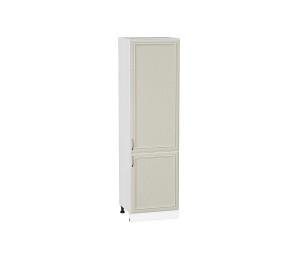 Шкаф пенал с 2 дверцами Шале 600 (для шкафов высотой 720) Ivory/Белый