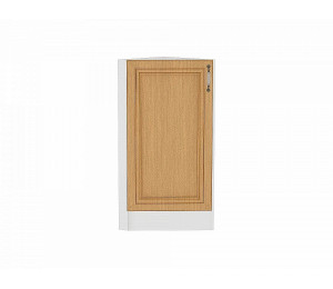 Шкаф нижний торцевой Шале Real Oak / Белый