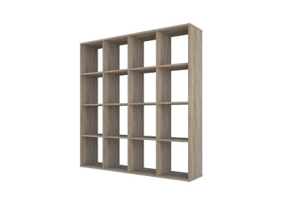 Стеллаж кубический Polini home Smart 16 секций дуб
