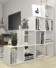 Стеллаж каскадный Polini home Smart 10 секций белый