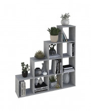 Стеллаж каскадный Polini home Smart 10 секций бетон