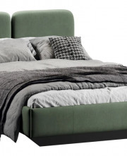 Кровать Флори Тип 1 (1200) Велюр Ultra Olive