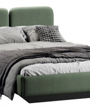 Кровать Флори Тип 1 (1200) Велюр Ultra Olive