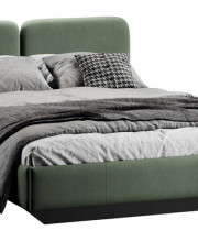 Кровать Флори Тип 1 (1400) Велюр Ultra Olive