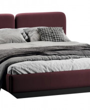 Кровать Флори Тип 1 (1600) Велюр Ultra Berry