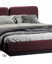 Кровать Флори Тип 1 (1600) Велюр Ultra Berry