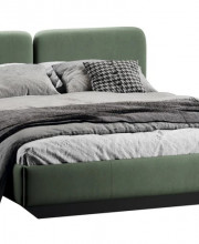 Кровать Флори Тип 1 (1600) Велюр Ultra Olive