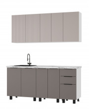 Кухня София 1,8 м муссон софт MF14/айриш MF03