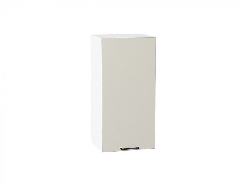 Шкаф верхний с 1-ой дверцей Флэт Cashmere In 2S / Белый 716*350*318