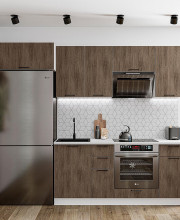 Модульная кухня Флэт-01 Brown Casella Oak 2S