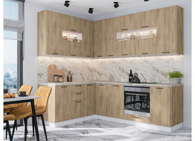 Модульная кухня Флэт-02 Natural Casella Oak 2S