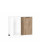 Шкаф нижний угловой Флэт Natural Casella Oak 2S / Белый 816*890*478 мм