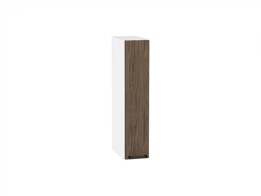 Шкаф верхний бутылочница Флэт Brown Casella Oak 2S / Белый 716*150*318 мм