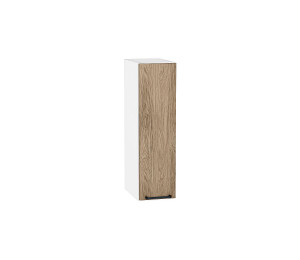 Шкаф верхний бутылочница Флэт Natural Casella Oak 2S / Белый 716*200*318 мм
