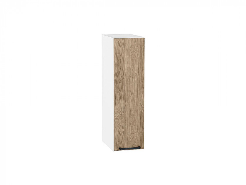 Шкаф верхний бутылочница Флэт Natural Casella Oak 2S / Белый 716*200*318 мм