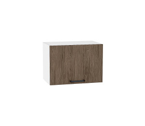 Шкаф верхний горизонтальный Флэт Brown Casella Oak 2S / Белый 358*500*318 мм
