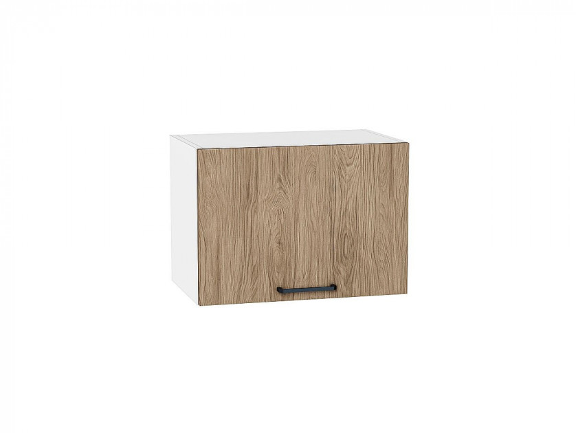 Шкаф верхний горизонтальный Флэт Natural Casella Oak 2S / Белый 358*500*318 мм