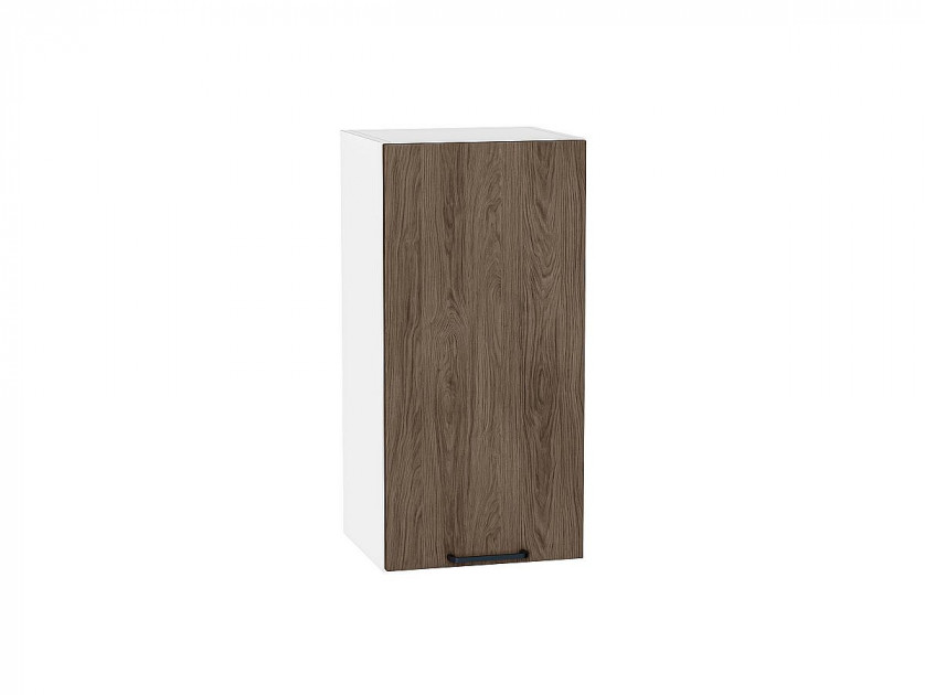 Шкаф верхний с 1-ой дверцей Флэт Brown Casella Oak 2S / Белый 716*350*318 мм