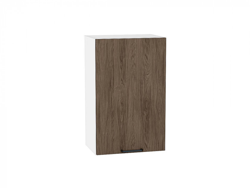 Шкаф верхний с 1-ой дверцей Флэт Brown Casella Oak 2S / Белый 716*450*318 мм
