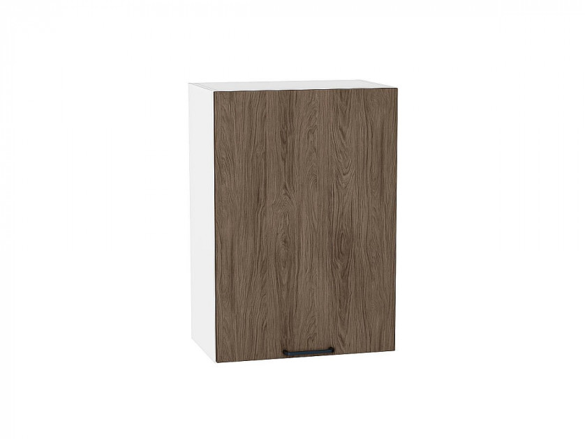 Шкаф верхний с 1-ой дверцей Флэт Brown Casella Oak 2S / Белый 716*500*318 мм