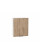 Шкаф верхний с 1-ой дверцей Флэт Natural Casella Oak 2S / Белый 716*600*318 мм