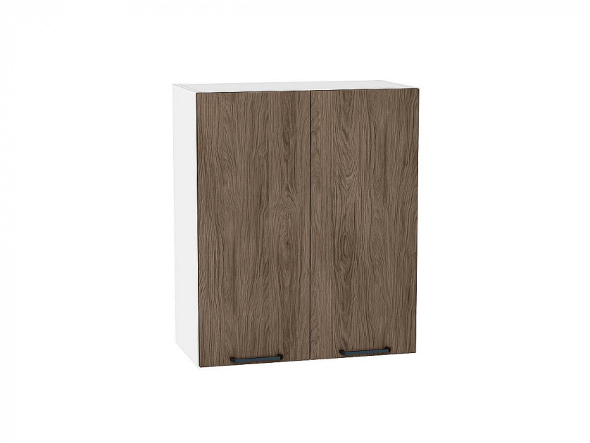 Шкаф верхний с 2-мя дверцами Флэт Brown Casella Oak 2S / Белый 716*600*318 мм