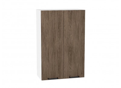 Шкаф верхний с 2-мя дверцами Флэт Brown Casella Oak 2S / Белый 920*600*318 мм
