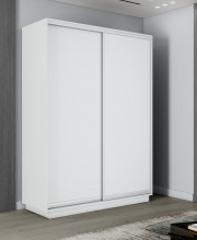 Шкаф-купе Экспресс 2-х дверный, ЛДСП, с 2 ящиками 140х60х240 см. (Белый снег)