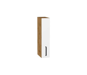 Шкаф верхний бутылочница Нео White Silk / Дуб Вотан 716*150*320 мм