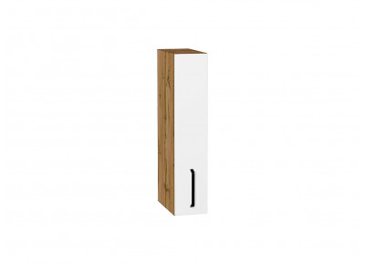Шкаф верхний бутылочница Нео White Silk / Дуб Вотан 716*150*320 мм