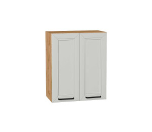 Шкаф верхний с 2-мя дверцами Нео Grey Silk / Дуб Вотан 716*600*320 мм