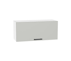 Шкаф верхний горизонтальный Лайт Special Grey / Белый 358*800*318 мм