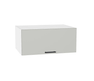 Шкаф верхний горизонтальный глубокий Лайт Special Grey / Белый 358*800*574 мм