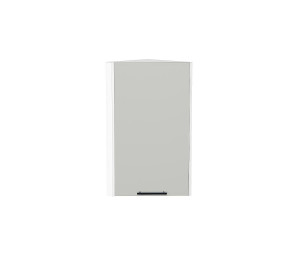 Шкаф верхний торцевой Лайт Special Grey / Белый 716*300*304 мм