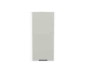 Шкаф верхний торцевой Лайт Special Grey / Белый 920*300*304 мм