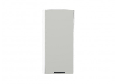 Шкаф верхний торцевой Лайт Special Grey / Белый 920*300*304 мм