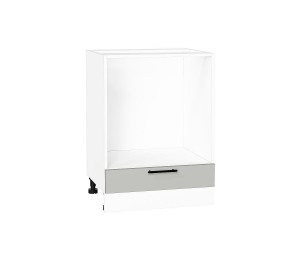 Шкаф нижний под духовку Лайт Special Grey / Белый 816*600*474 мм
