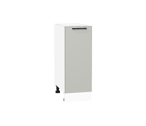 Шкаф нижний с 1-ой дверцей Лайт Special Grey / Белый 816*300*478 мм