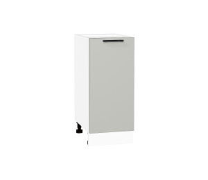 Шкаф нижний с 1-ой дверцей Лайт Special Grey / Белый 816*350*478 мм