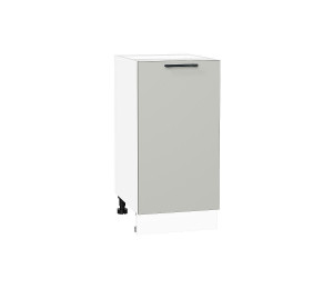 Шкаф нижний с 1-ой дверцей Лайт Special Grey / Белый 816*400*478 мм