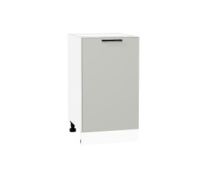 Шкаф нижний с 1-ой дверцей Лайт Special Grey / Белый 816*450*478 мм