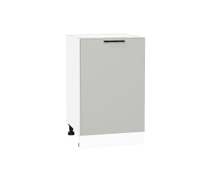 Шкаф нижний с 1-ой дверцей Лайт Special Grey / Белый 816*500*478 мм