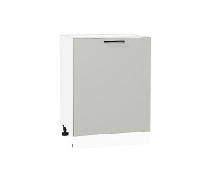 Шкаф нижний с 1-ой дверцей Лайт Special Grey / Белый 816*600*478 мм