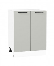 Шкаф нижний с 2-мя дверцами Лайт Special Grey / Белый 816*600*478 мм