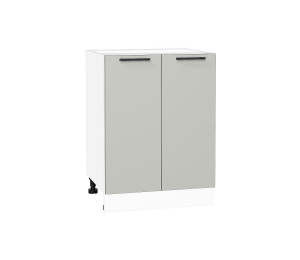 Шкаф нижний с 2-мя дверцами Лайт Special Grey / Белый 816*600*478 мм