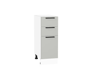Шкаф нижний с 3-мя ящиками Лайт Special Grey / Белый 816*300*478 мм