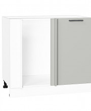 Шкаф нижний угловой Лайт Special Grey / Белый 816*890*478 мм