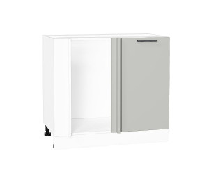 Шкаф нижний угловой Лайт Special Grey / Белый 816*890*478 мм